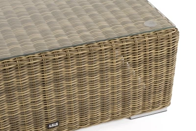 "Капри" журнальный столик плетеный, цвет соломенный