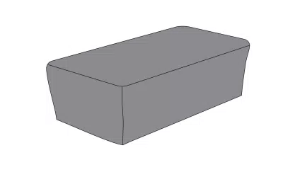 Защитный чехол на журнальный столик Капучино, 110×66×34 см, цвет серый