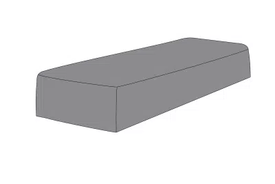 Защитный чехол на шезлонг Ривьера 210×80×30 см, цвет серый