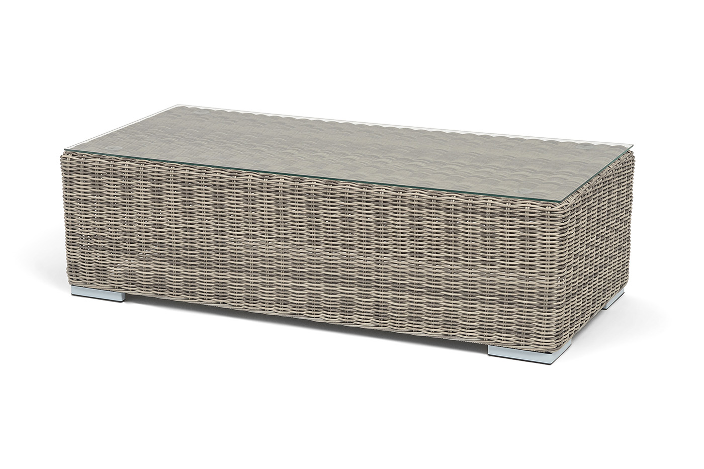 "Боно" журнальный столик из искусственного ротанга, цвет бежевый