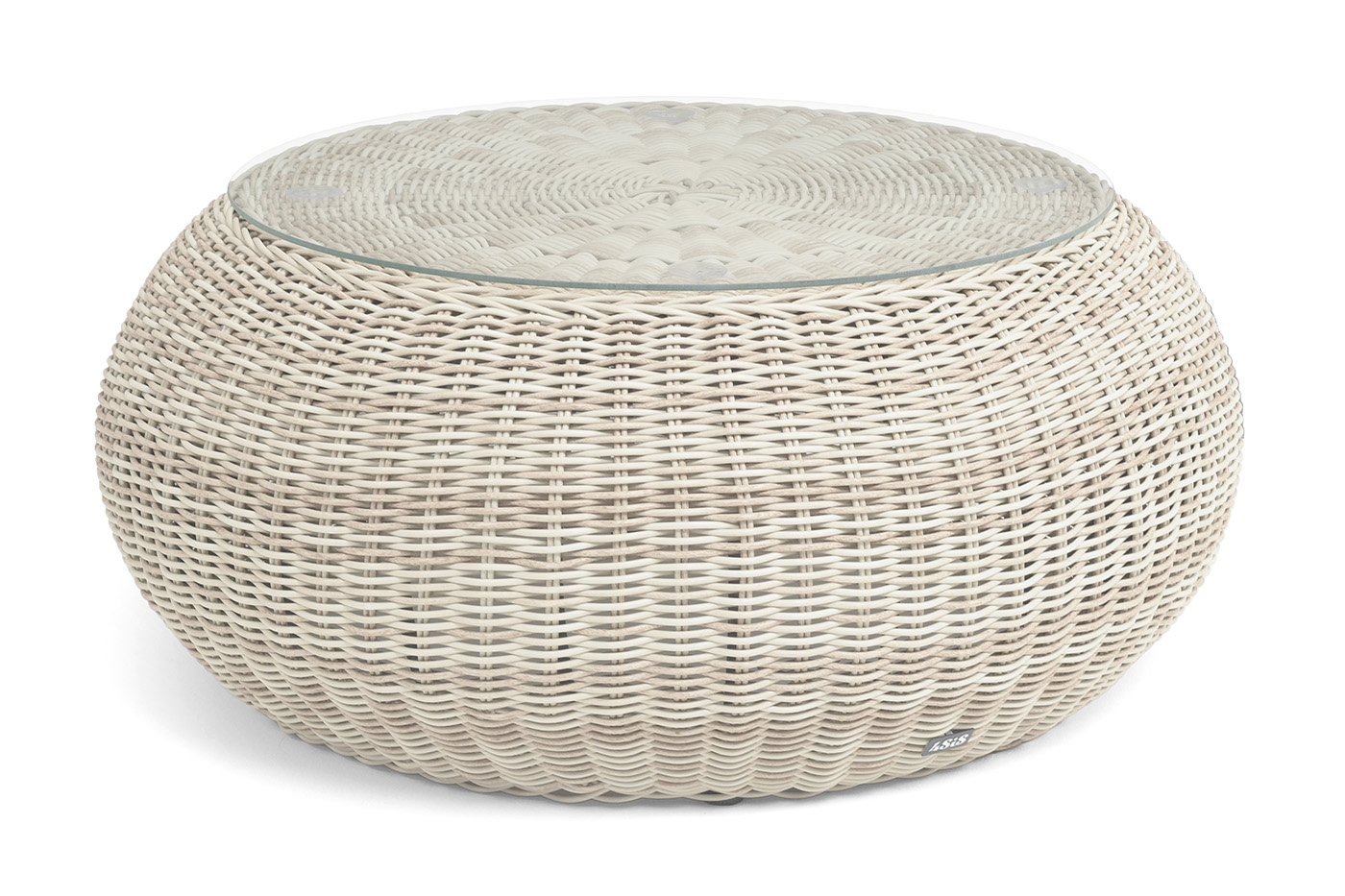 "Барселона" журнальный столик из искусственного ротанга, цвет бежевый