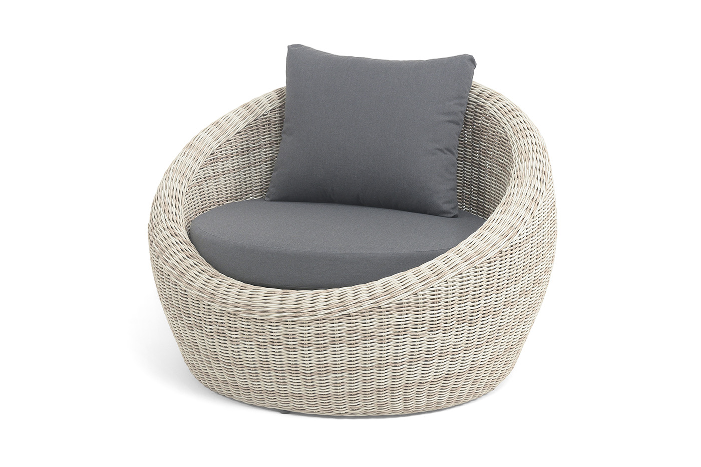 "Барселона" кресло из искусственного ротанга, цвет бежевый