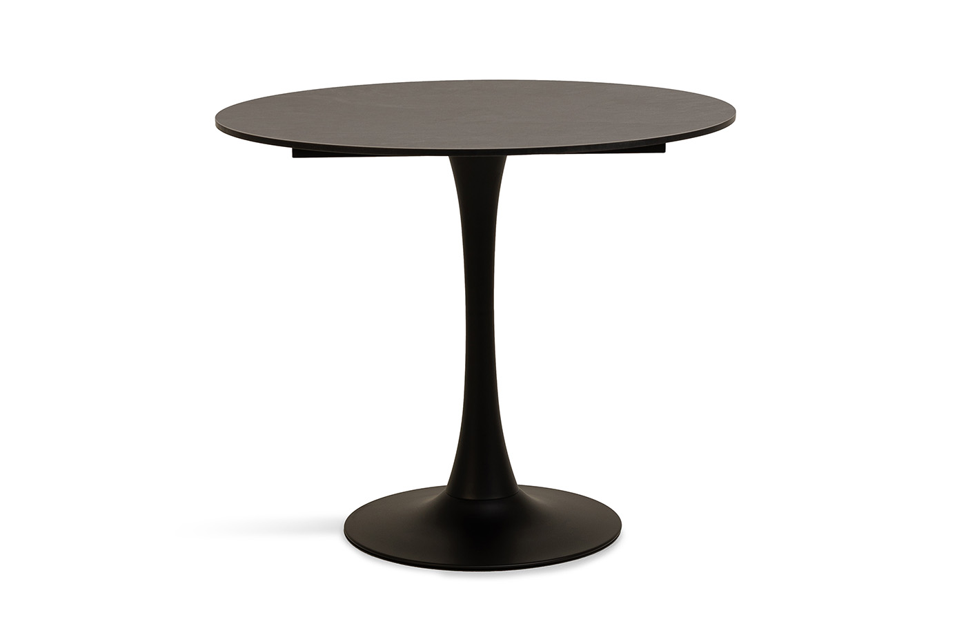 "Тюльпан" стол из HPL круглый Ø70см, цвет "серый гранит"