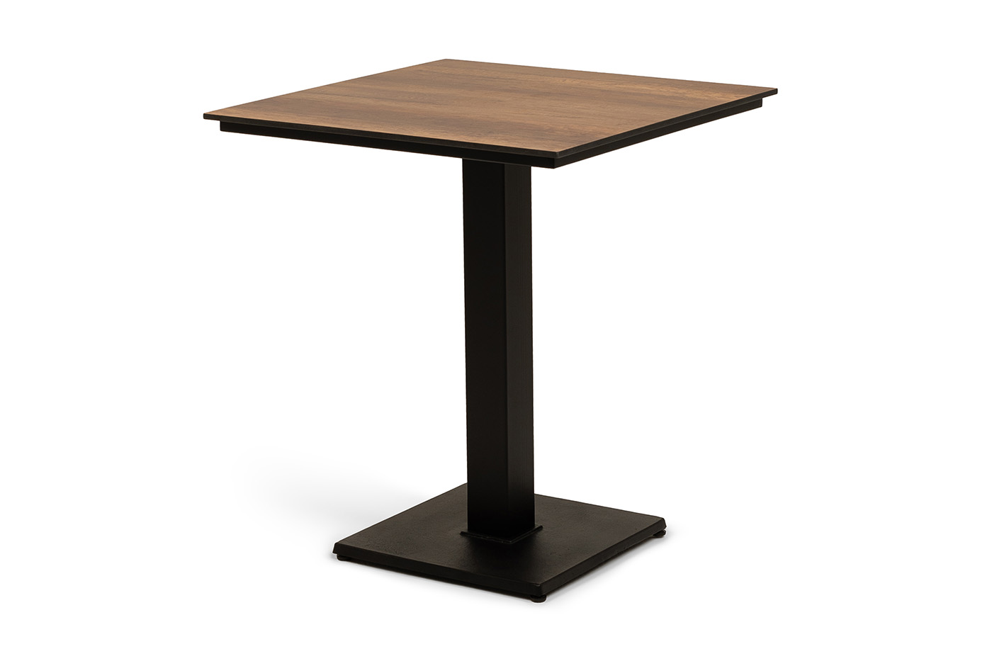 "Каффе" стол из HPL квадратный 65х65см, цвет "дуб"