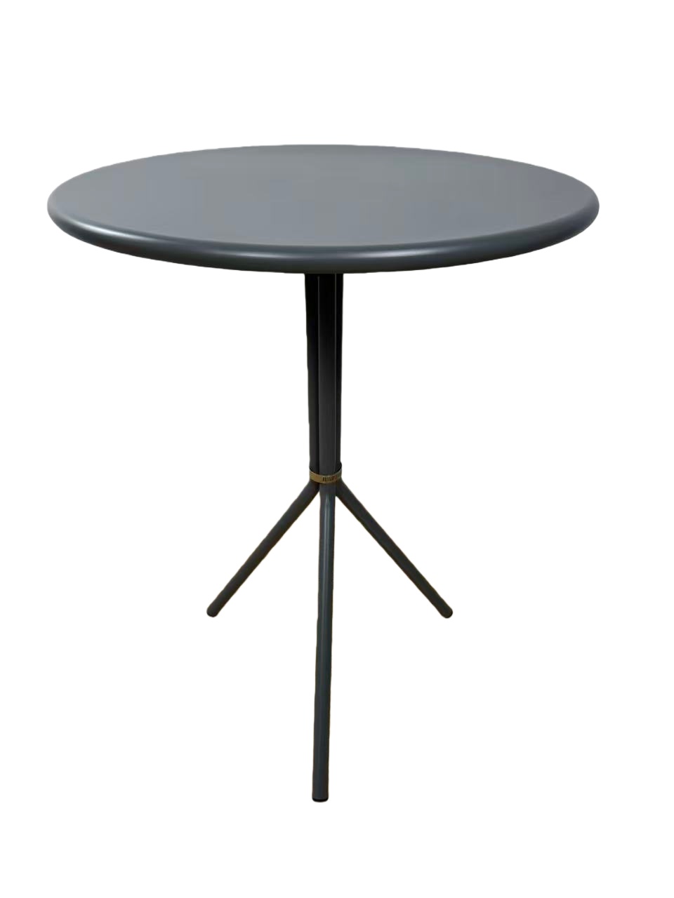 "Мохито" стальной круглый стол Ø60см, цвет темно-серый