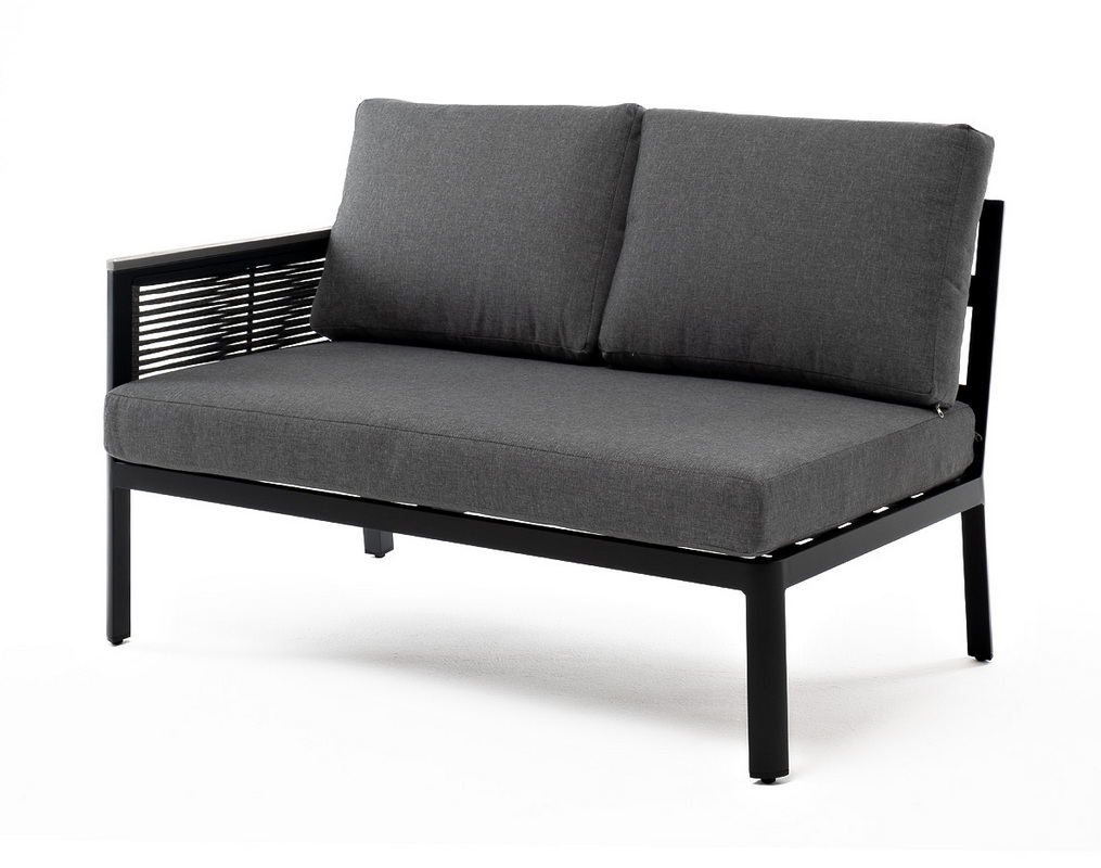 "Париж" модуль диванный правый, двухместный, цвет серый "Париж" модуль диванный правый, двухместный, цвет серый