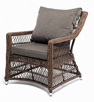 "Гранд Латте" кресло из искусственного ротанга, цвет коричневый "Гранд Латте" кресло из искусственного ротанга, цвет коричневый