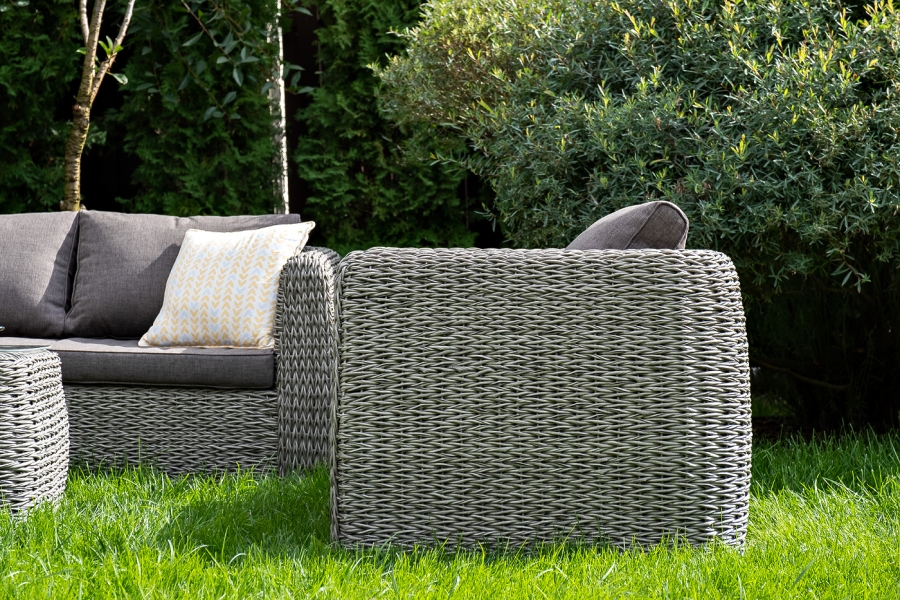 Кальяри кресло из искусственного ротанга (гиацинт), цвет серый - фото 11