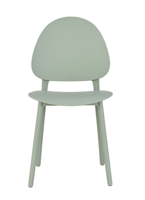"Апероль" стул пластиковый, цвет серо-зеленый "Апероль" стул пластиковый, цвет серо-зеленый