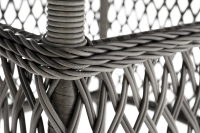 "Эспрессо" плетеный круглый стол, диаметр 118 см, цвет графит "Эспрессо" плетеный круглый стол, диаметр 118 см, цвет графит