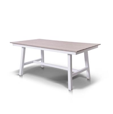 "Сан Ремо" стол обеденный из ДПК, каркас алюминиевый "Сан Ремо" стол обеденный из ДПК, каркас алюминиевый