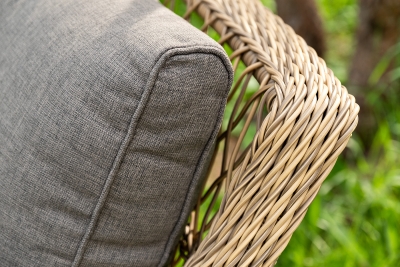 "Гранд Латте" лаунж-зона из искусственного ротанга, цвет соломенный