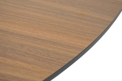 "Рио" стол из HPL круглый Ø160см, H75, цвет столешницы "дуб" "Рио" стол из HPL круглый Ø160см, H75, цвет столешницы "дуб"