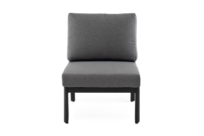 "Париж" модуль диванный алюминиевый центральный, цвет серый "Париж" модуль диванный алюминиевый центральный, цвет серый