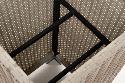 "Капучино" кашпо для цветов плетеное из искусственного ротанга, цвет бежевый "Капучино" кашпо для цветов плетеное из искусственного ротанга, цвет бежевый