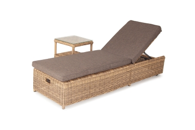 "Рим" комплект шезлонг со столиком, цвет соломенный "Рим" комплект шезлонг со столиком, цвет соломенный