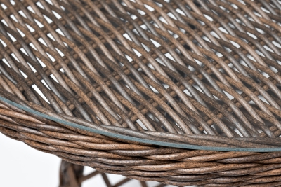 "Эспрессо" плетеный круглый стол, диаметр 80 см, цвет коричневый "Эспрессо" плетеный круглый стол, диаметр 80 см, цвет коричневый