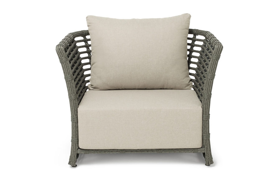 Валенсия кресло из искусственного ротанга, цвет серый - фото 2