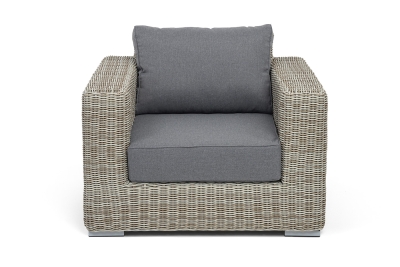 "Боно" кресло из искусственного ротанга, цвет бежевый