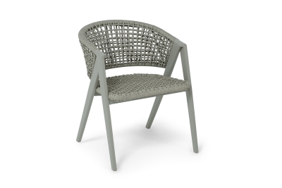 "Амстердам" плетеный стул из искусственного ротанга, цвет серый