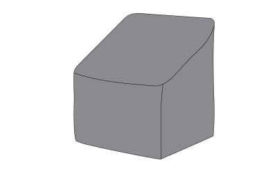 Защитный чехол на кресло Канны 71×74×69 см, цвет серый