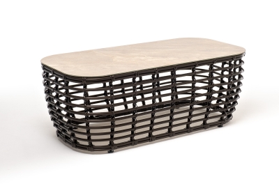 "Ницца" журнальный столик из искусственного ротанга, цвет бронзовый "Ницца" журнальный столик из искусственного ротанга, цвет бронзовый