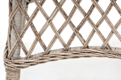 "Эспрессо" плетеный круглый стол, диаметр 80 см, цвет бежевый "Эспрессо" плетеный круглый стол, диаметр 80 см, цвет бежевый