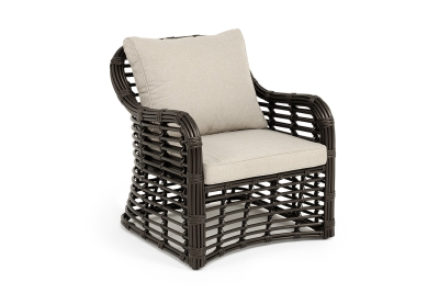 "Ницца" кресло из искусственного ротанга, цвет бронзовый