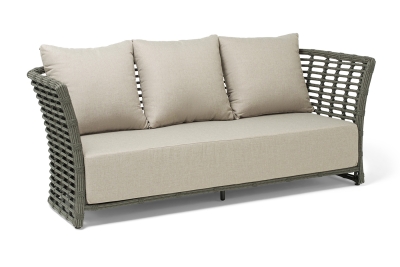 "Валенсия" диван из искусственного ротанга трехместный, цвет серый "Валенсия" диван из искусственного ротанга трехместный, цвет серый