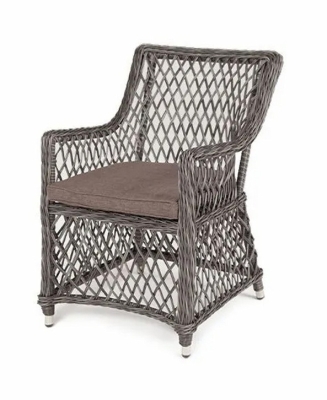 "Латте" плетеное кресло из искусственного ротанга, цвет графит "Латте" плетеное кресло из искусственного ротанга, цвет графит