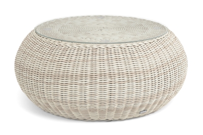 "Барселона" журнальный столик из искусственного ротанга, цвет бежевый