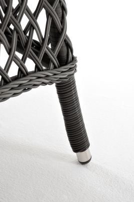 "Эспрессо" плетеный круглый стол, диаметр 118 см, цвет графит "Эспрессо" плетеный круглый стол, диаметр 118 см, цвет графит