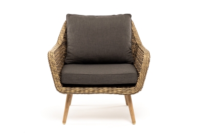 "Прованс" кресло из искусственного ротанга, цвет соломенный "Прованс" кресло из искусственного ротанга, цвет соломенный