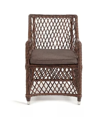 "Латте" плетеное кресло из искусственного ротанга, цвет коричневый "Латте" плетеное кресло из искусственного ротанга, цвет коричневый