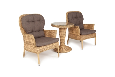 "Алиса" кофейный комплект из искусственного ротанга, цвет соломенный "Алиса" кофейный комплект из искусственного ротанга, цвет соломенный