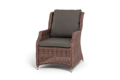 "Неаполь" плетеный стул из искусственного ротанга, цвет коричневый