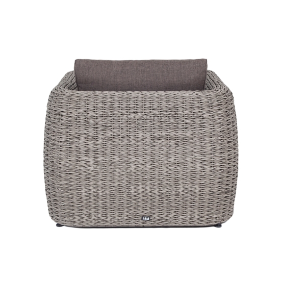 Кальяри кресло из искусственного ротанга (гиацинт), цвет серый - фото 3