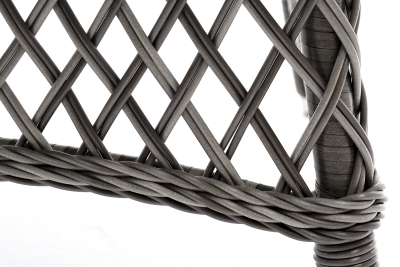 "Эспрессо" плетеный круглый стол, диаметр 118 см, цвет графит "Эспрессо" плетеный круглый стол, диаметр 118 см, цвет графит