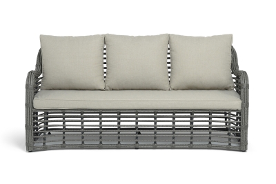 "Ницца" диван из искусственного ротанга трехместный, цвет серый "Ницца" диван из искусственного ротанга трехместный, цвет серый