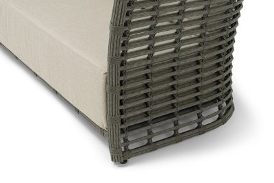 "Валенсия" диван из искусственного ротанга трехместный, цвет серый "Валенсия" диван из искусственного ротанга трехместный, цвет серый