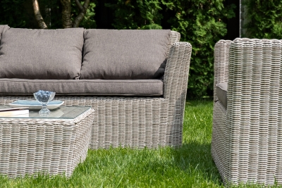 "Капучино" лаунж-зона из искусственного ротанга, цвет бежевый "Капучино" лаунж-зона из искусственного ротанга, цвет бежевый