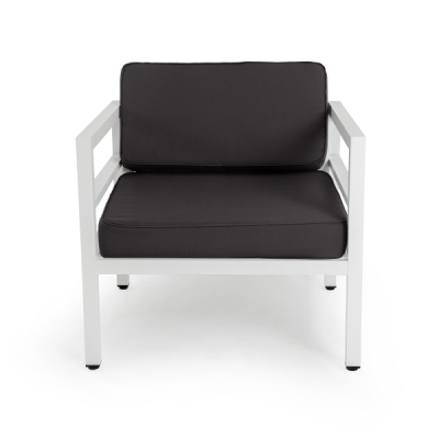 "Эстелья" кресло интерьерное, каркас из алюминия, АЛ-К-0001