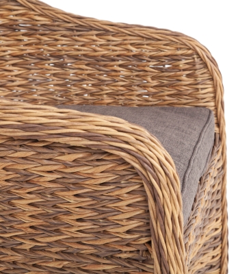 "Равенна" плетеное кресло из искусственного ротанга (гиацинт), цвет соломенный "Равенна" плетеное кресло из искусственного ротанга (гиацинт), цвет соломенный