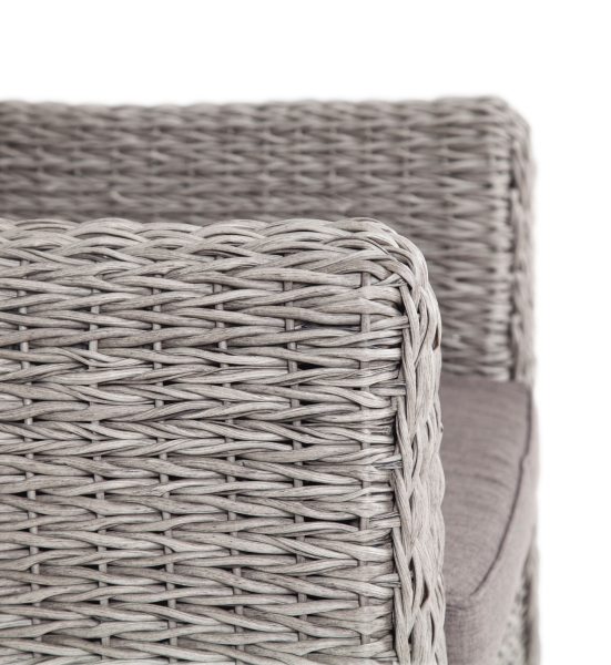 Кальяри кресло из искусственного ротанга (гиацинт), цвет серый - фото 4
