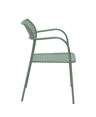 "Посейдон" стул стальной, цвет зеленый