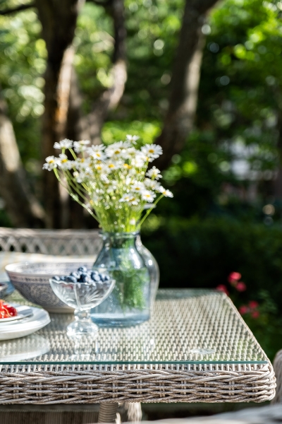 Айриш обеденная группа плетеная на 4 персоны, цвет бежевый - фото 8