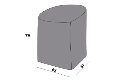 Защитный чехол на стул Марсель/Бордо/Лион, цвет серый Защитный чехол на стул Марсель/Бордо/Лион, цвет серый