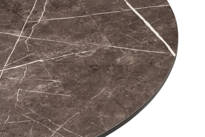 "Каффе" стол из HPL круглый Ø70см, цвет "серый мрамор", подстолье стальное "Каффе" стол из HPL круглый Ø70см, цвет "серый мрамор", подстолье стальное