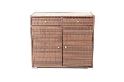 "Мальта" тумба плетеная из искусственного ротанга, цвет коричневый