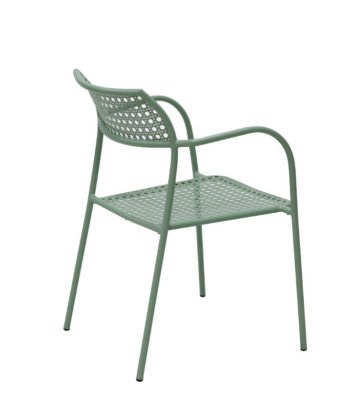 "Посейдон" стул стальной, цвет зеленый